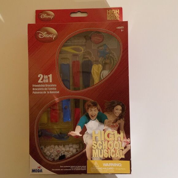 High School Musical Friendship Bracelet Kit Accessories New - Picture 2 of 4